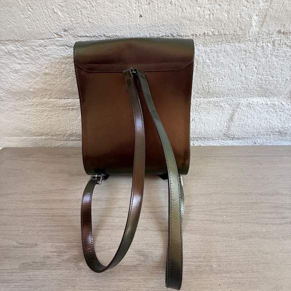 Rare! Jean Paul Gaultier V Cyber Series (from 90\'s) Leather Iridescent Backpack main image 10